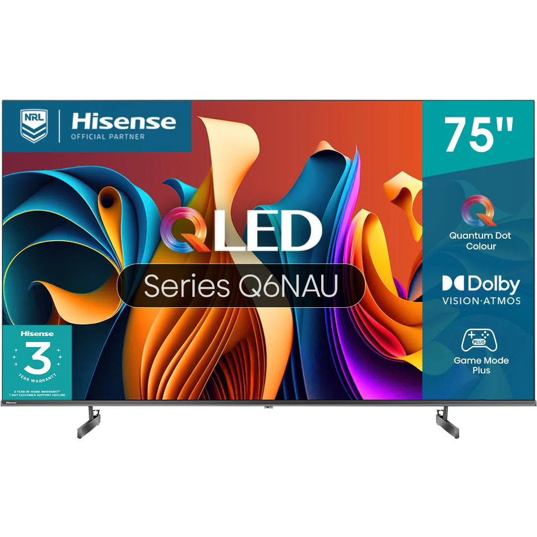 Hisense 75" Q6NAU 4K QLED Smart TV [2024]