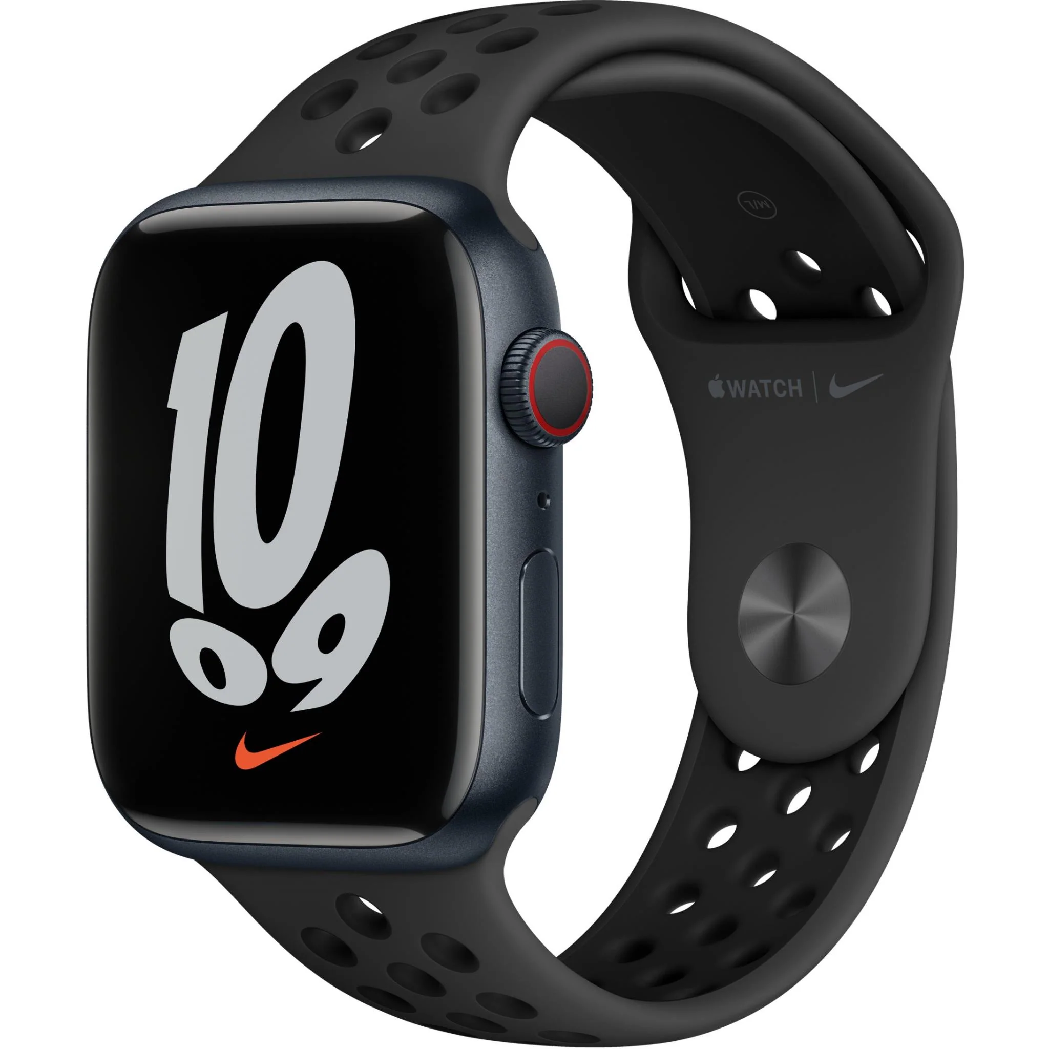 Apple Watch Nike Series 7 45mm Midnight Aluminium Case GPS + Cellular