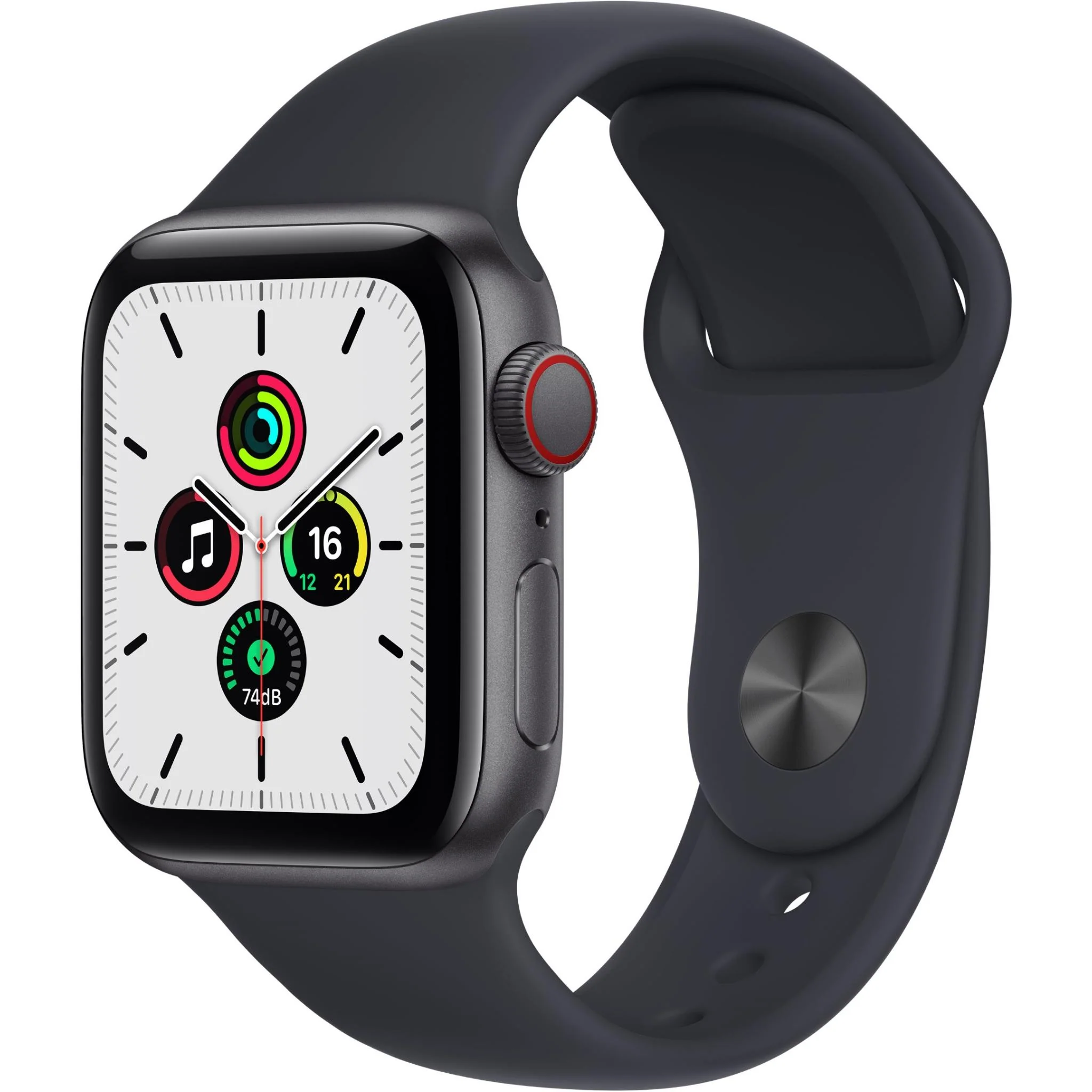 Apple Watch SE 40mm Space Grey Aluminium Case With Sport Band GPS + Cellular