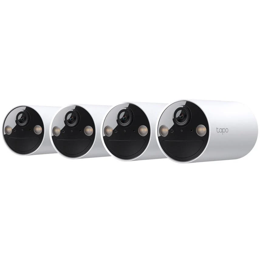 TP-Link Tapo 2K 3MP Smart Wire-Free Security System (4-pack)