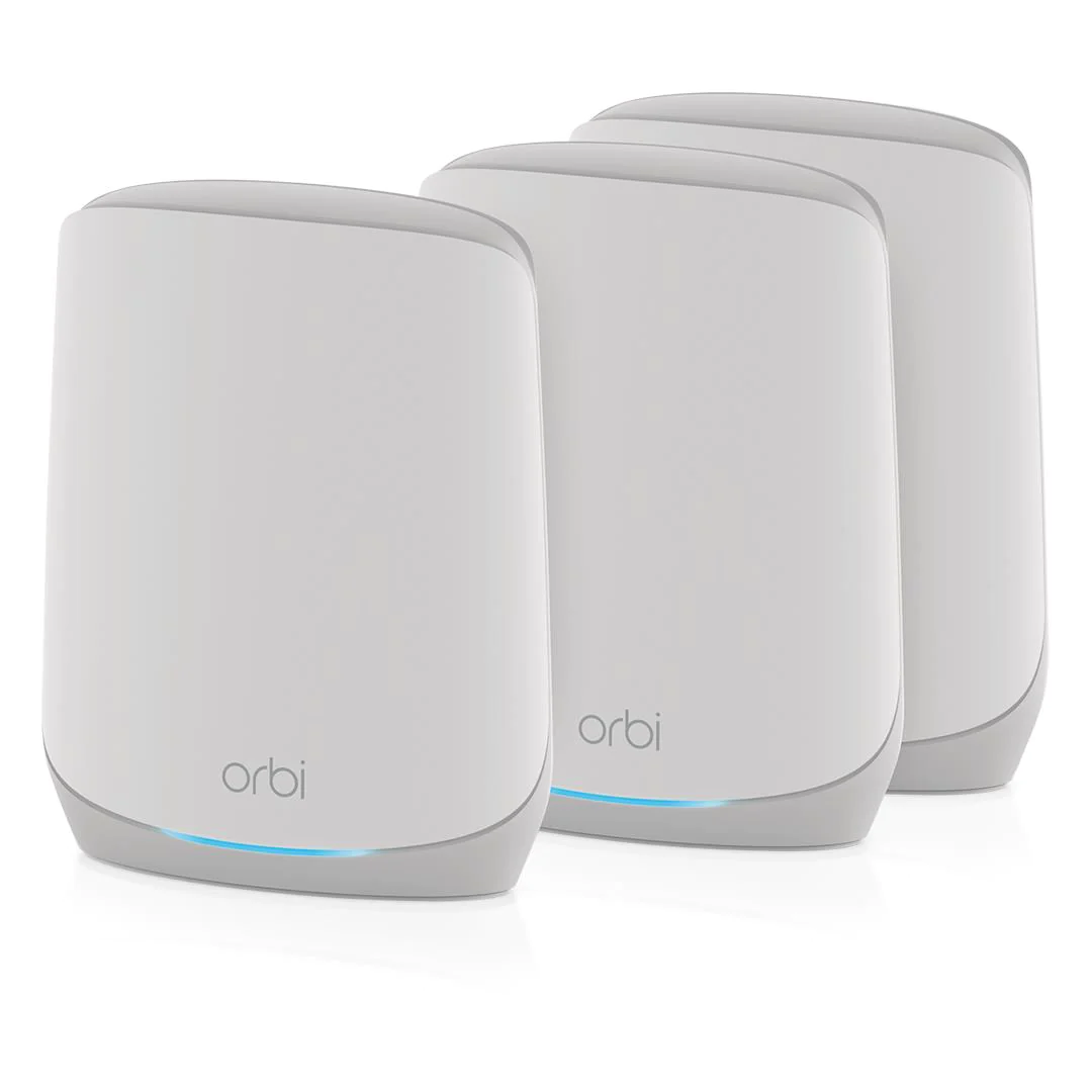 NETGEAR Orbi RBK763S AX5400 Tri-Band Mesh Wi-Fi 6 System (3 Pack)